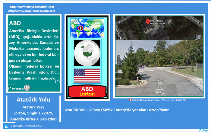 Dünyada Atatürk: ABD-Lorton Atatürk Yolu