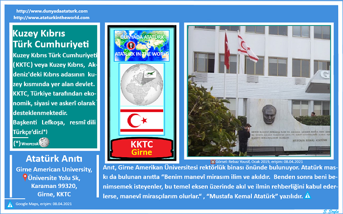 Dünyada Atatürk: KKTC-Girne Atatürk Anıtı