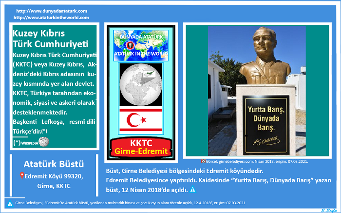 Dünyada Atatürk: KKTC-Girne Atatürk Büstü