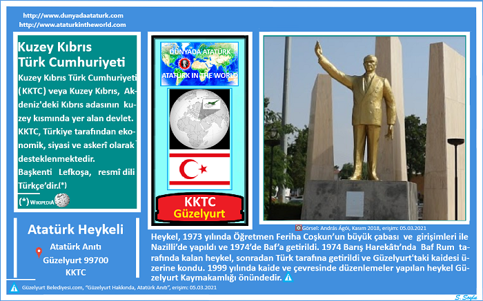 Dünyada Atatürk: KKTC-Güzelyurt Atatürk Heykeli