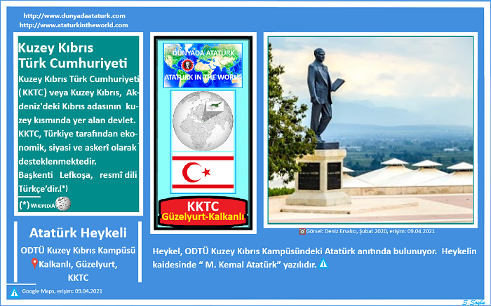 Dünyada Atatürk: KKTC-Güzelyurt Atatürk Heykeli