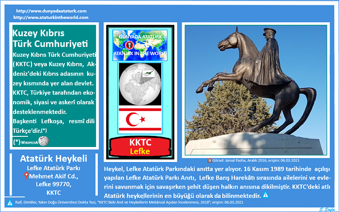 Dünyada Atatürk: KKTC-Lefke Atatürk Heykeli