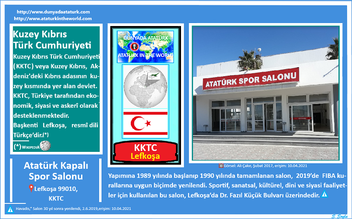 Dünyada Atatürk: KKTC-Lefkoşa Atatürk Kapalı Spor Salonu