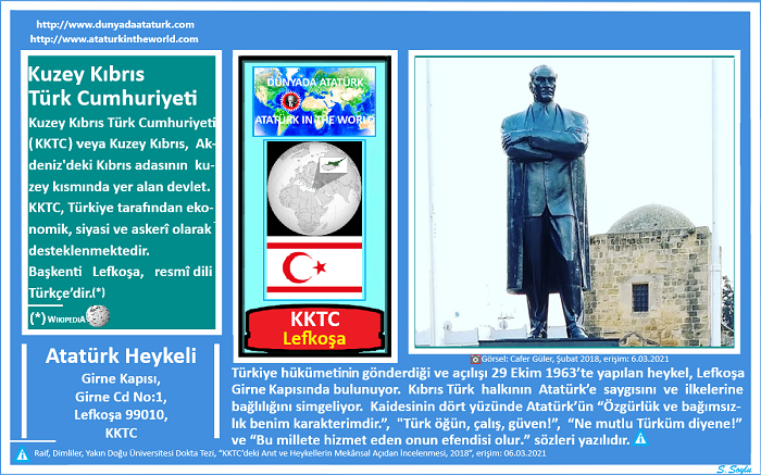 Dünyada Atatürk: KKTC-Lefkoşa Atatürk Heykeli