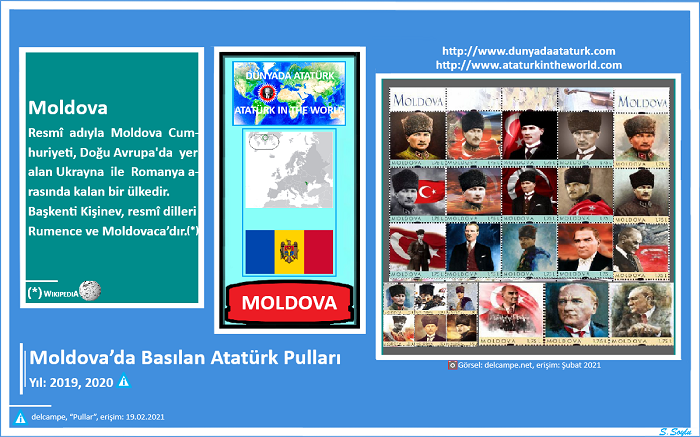 Dünyada Atatürk: Moldova Atatürk Pulu