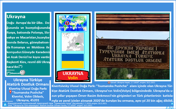 Dünyada Atatürk: Ukrayna-Volin, Ukrayna Türkiye Atatürk Dostluk Ormanı