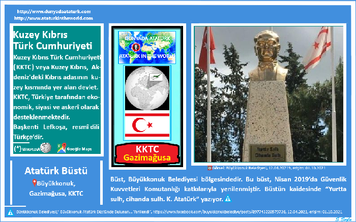 Dünyada Atatürk: KKTC-Gazimağusa, Büyükkonuk Atatürk Büstü