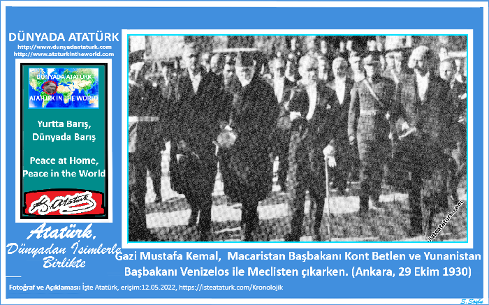 Atatürk, Dünyadan İsimlerle Birlikte