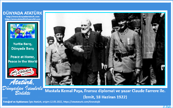 Atatürk, Dünyadan İsimlerle Birlikte