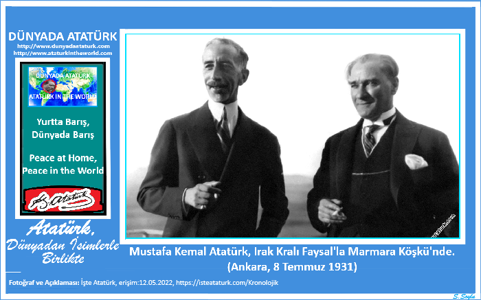 Atatürk, Dünyadan İsimlerle Birlikte