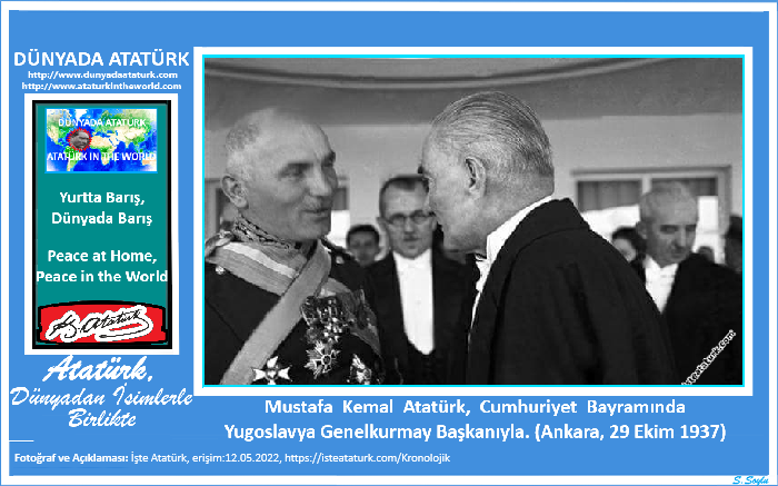 Atatürk, Dünyadan İsimlerle Birlikte