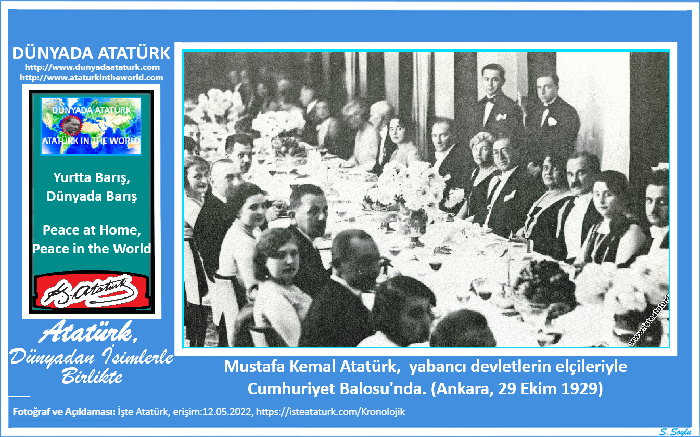 Atatürk, Dünyadan İsimlerle Birlikte